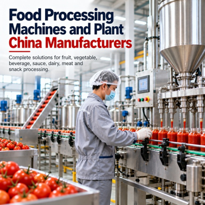 Food Processing Machines and Plant manufacturer and exporter in China
