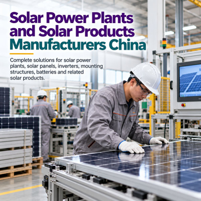 Solar Power Plants and Products manufacturer and exporter in China