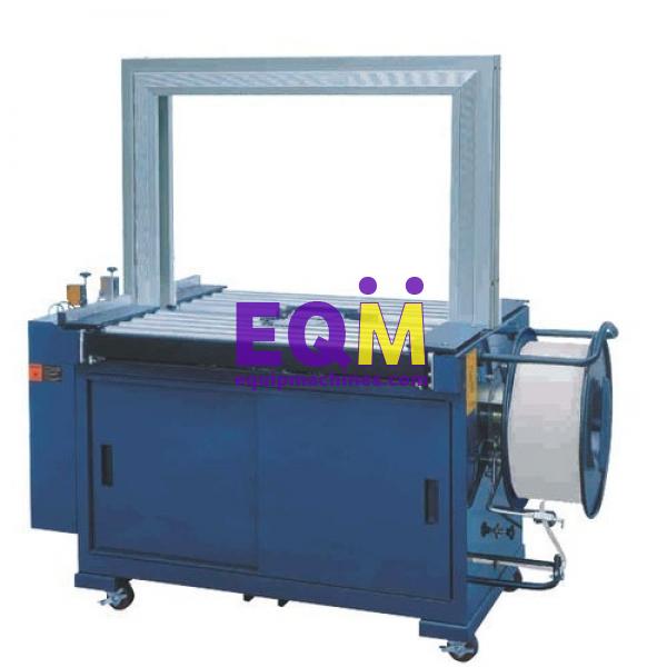 Food Strapping Machine Table Top Roller  Pressure Dual Movement